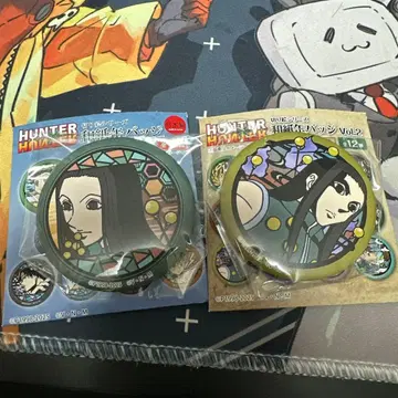 HUNTER x HUNTER 헌터헌터 와시 캔뱃지 이르미 2개 세트