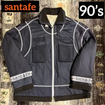 [레어] 90's 산타페 보아 지퍼 블루종