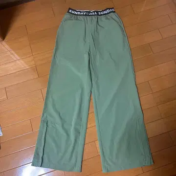 새상품급 WCJ 자카드 밴딩 팬츠