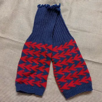 아틀리에 나루세 레그 워머 빨간색 파랑 미사용 새상품급