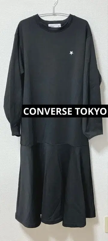 CONVERSE TOKYO 머메이드 원피스 롱 블랙