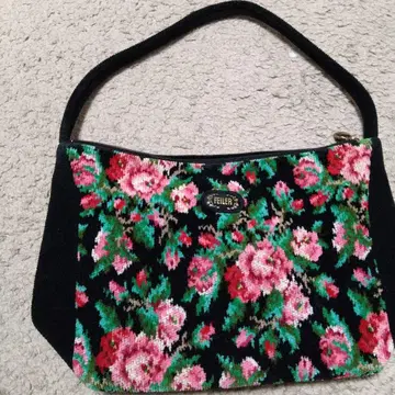 새상품급 FEILER 플라워 무늬 핸드백