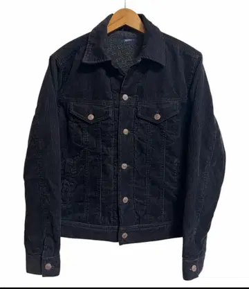 올드 UNIQLO 보아 안감 코듀로이 자켓 M 블랙