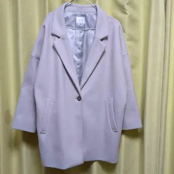 로리즈팜 라이트 그레이 체스터 코트