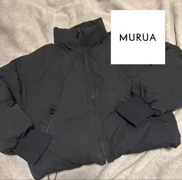 MURUA 블랙 다운 자켓