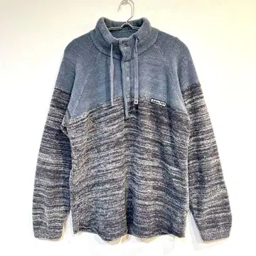 [ 젤라또피케 홈 ] 룸웨어 풀오버 하프 버튼 하이넥 L