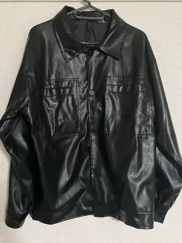 레이저 자켓! (인조 가죽 M 사이즈!) 모테루는 틀림없어!