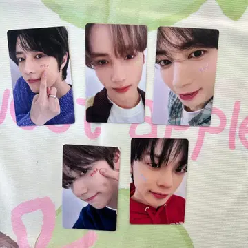 일본 TXT FC 혜택 MOA ZONE 팬미팅 트레이딩 카드 5장