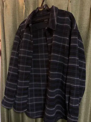 BEAMS 체크 무늬 긴팔 셔츠 S