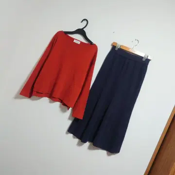 묶음 판매*코디 판매*가을 겨울 코디*니트*니트 스커트*M 사이즈*깔끔