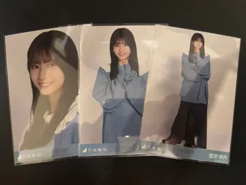 스가와라 사츠키 노기자카46 카라 부착 코디 브로마이드 3종 컴프