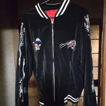 벨벳 스카잔 블랙 자수