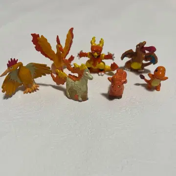 포켓몬 불꽃 타입 피규어 7세트