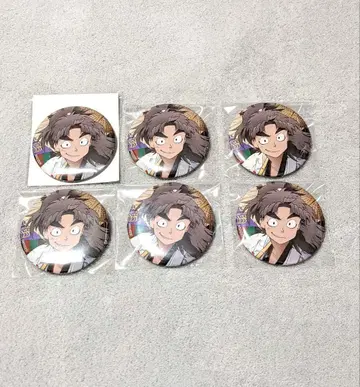 닌타마 란타로 타케야 하치자에몬 극락탕 캔뱃지 6점