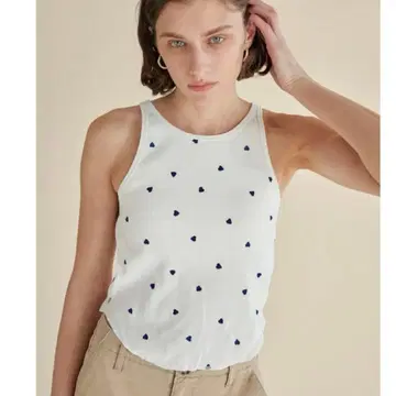 SeaRoomlynn 하트 자수 패드인 여성용 탱크