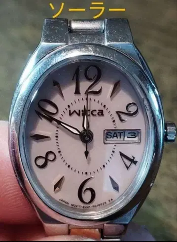 BG44 시티즌 위카 솔라 시계 작동품 요일 날짜 포함