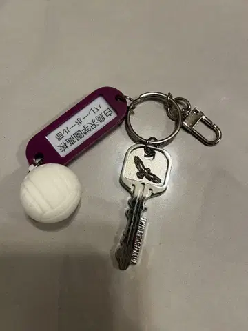 하이큐!! 트레이딩 고교명 부착 열쇠 참 키링 시라토리자와 학원 고교