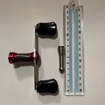 Daiwa 스피닝 릴용 브리덴 더블 핸들 빨간색 실버