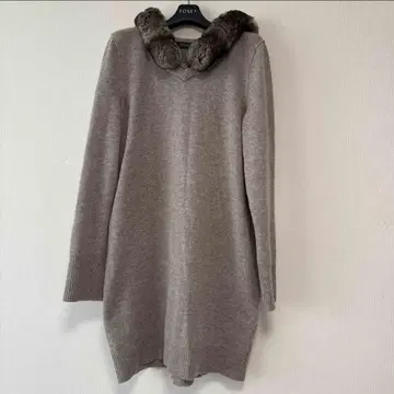 폭시 퍼가 달린 튜닉