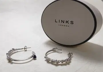 LINKS of LONDON 실버 후프 귀걸이