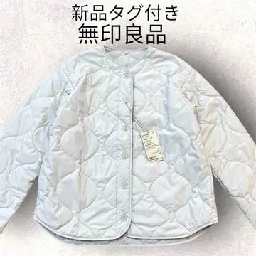 택 포함 새상품 무인양품 후와리 충전솜 퀼팅 자켓 M 사이즈