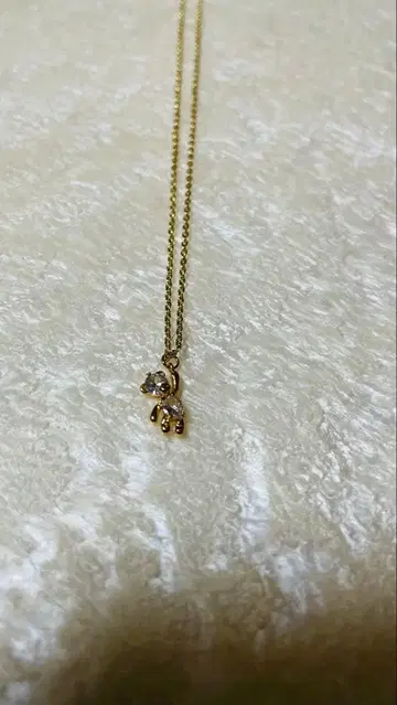 곰돌이 모티브 목걸이