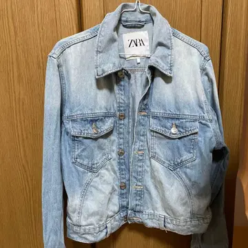 ZARA 데미지 데님 자켓