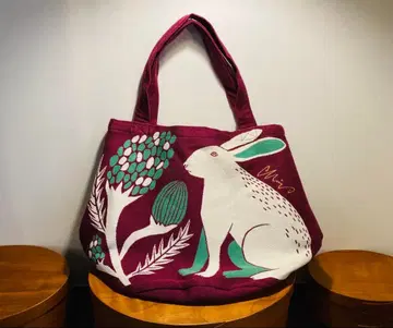 moritaMiW 모리타MiW (모리타미우) 토트백 평원의 꽃 토끼들