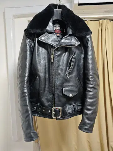 Schott 100주년 마이클 사이즈 38 원스타 샷 리본 택