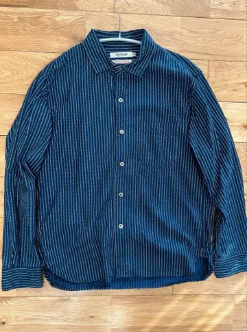 OMNIGOD 스트라이프 긴팔 셔츠 사이즈 4