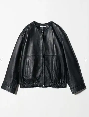 블랙 가죽 자켓