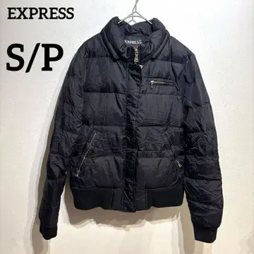 EXPRESS [ S/P ] 다운 자켓 다운 아우터 겉옷 블랙