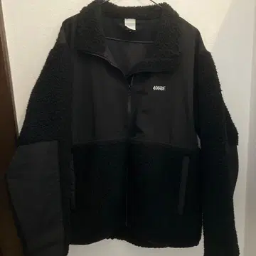 ADDICT L 사이즈 블랙 플리스 자켓