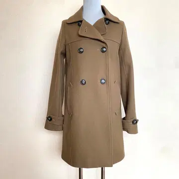 Sesson 더블 브레스트 피코트 브라운 사이즈 [ S ] 울 혼방