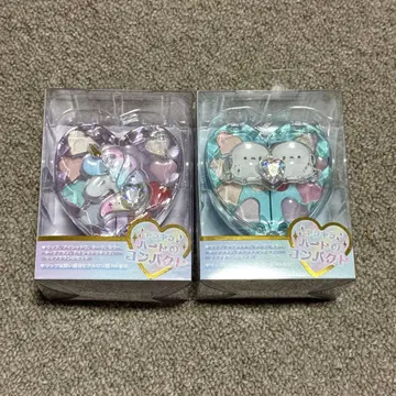 반짝반짝 하트 컴팩트 플러피 스카이 마이 유니콘 2개