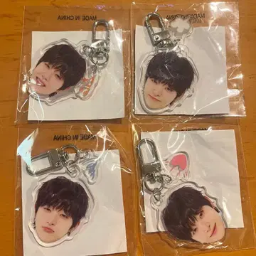 treasure 지훈 얼굴 아크릴 키링 희로애락