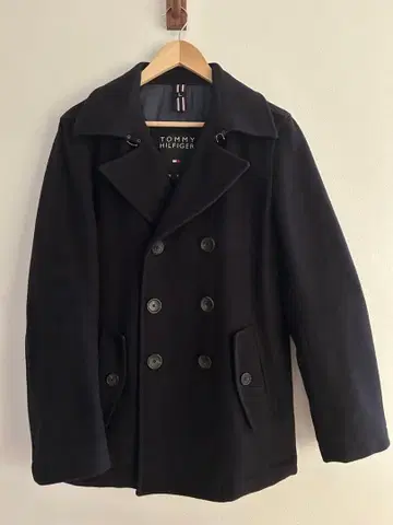 TOMMY HILFIGER 남성용 피 코트
