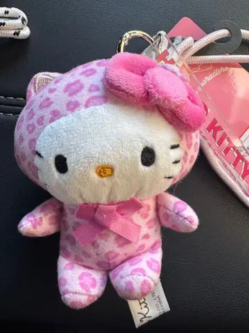 아베일 헬로키티 레오파드 제브라 마스코트 참 레오파드