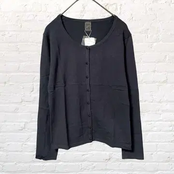 12252 새상품급 ef-de 에프데 긴팔 가디건 겉옷 네이비 M