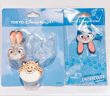 주토피아 주디 크로우저 클립 세트 앞머리 클립