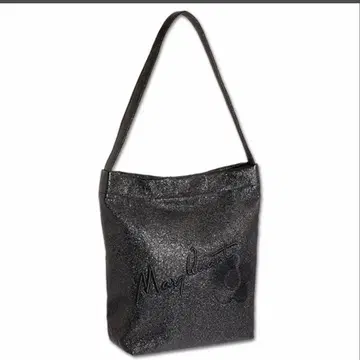 마리콴트 라메 토트백 블랙