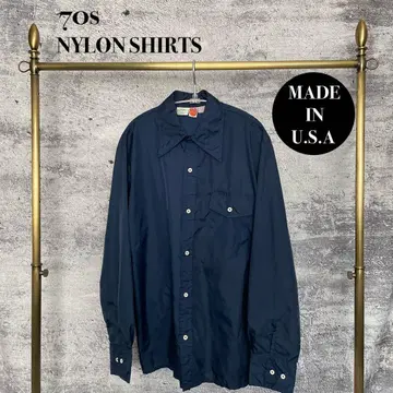새상품급 70's SKYR 나일론 셔츠 자켓 미국 빈티지 의류 USA제