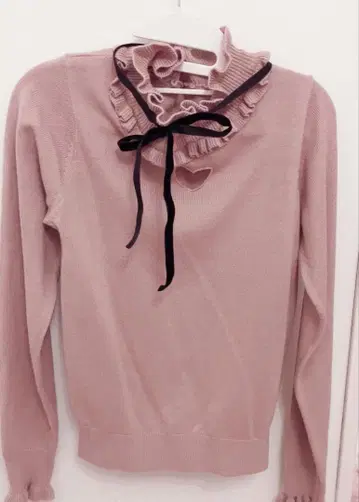 앙크루즈 니트 핑크