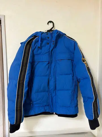 GAS Collection 후드 부착 다운 자켓 L 사이즈 파랑