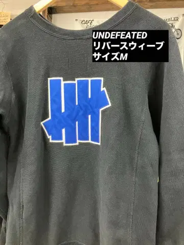 Champion Undefeated 로고 리버스 위브 맨투맨 사이즈 M
