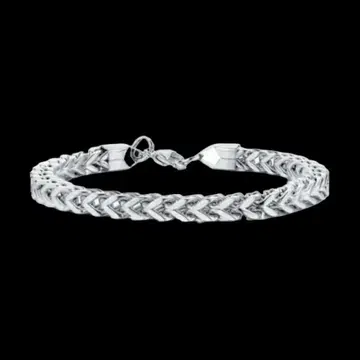 [ N016 ] 남성용 여성용 실버 팔찌 액세서리