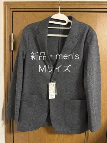 유니클로 브러쉬드 저지 자켓 2025년식 다크 그레이 M 새상품