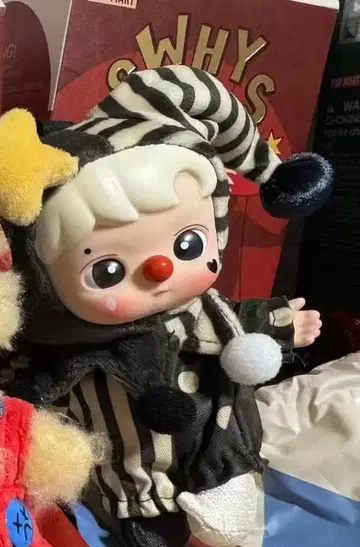 POP MART WHY SO SERIOUS 봉제 인형 하치푸푸