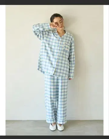 gelato pique 프레피 플란넬 체크 셔츠 & 팬츠