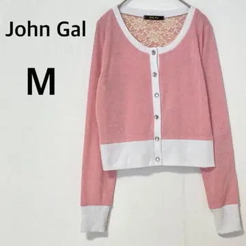 John Gal 가디건 [ M ] 겉옷 꽃무늬 레이스 캐주얼 돌려입기